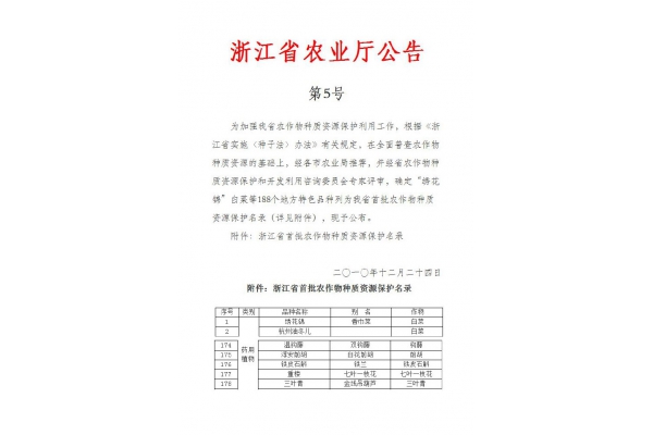 浙江省农业报告